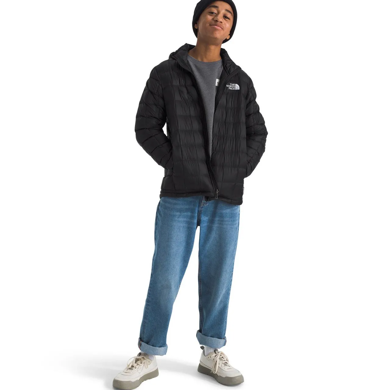The North Face ThermoBall™ Hooded Jacket - Boys'-Kids Kids Clothing|Kids Jackets