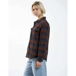 Thrills Barrio Overshirt - Women's-Women Casual Clothing|Tops & Shirts