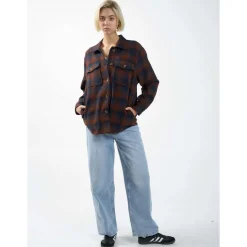 Thrills Barrio Overshirt - Women's-Women Casual Clothing|Tops & Shirts