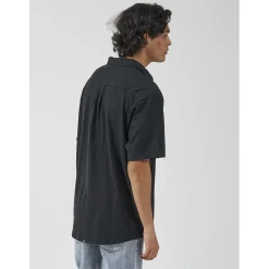 Thrills Hemp Minimal Bowling Shirt - Men's- Casual Clothing|Shirts