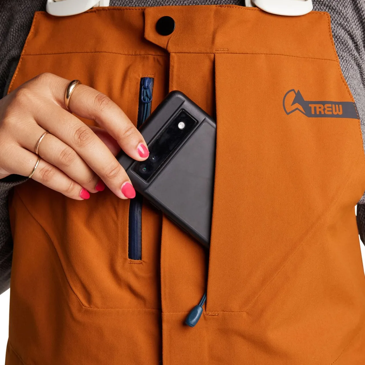 Trew Gear Chariot 3L Primo Tall Bibs - Women's-Women Tall|Snow Clothing