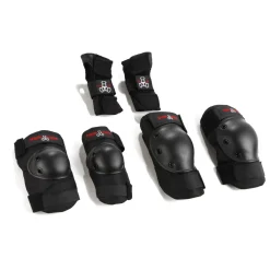 Triple 8 Sweatsaver w/ Liner Skateboard Helmet + Saver Series High Impact Adult Skateboard Pad Set- Helmets|Helmets