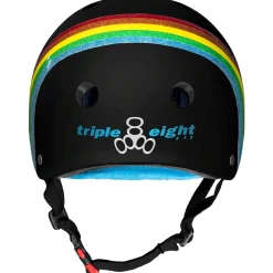 Triple 8 The Certfied Sweatsaver Skateboard Helmet- Helmets|Helmets