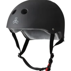 Triple 8 The Certified Sweatsaver Skateboard Helmet + 187 Slim Knee Pads + Wristsaver Slide On Wrist Guards- Helmets|Helmets