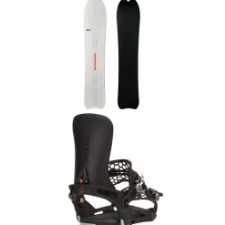 United Shapes Deep Reach Snowboard + Season Universal Snowboard Bindings 2025- Snowboards With Bindings|Snowboard Packages