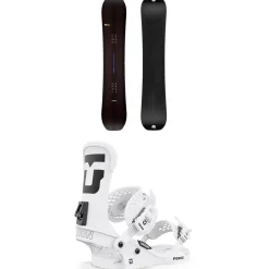 United Shapes Object Snowboard + Union Force Classic Snowboard Bindings- Snowboards With Bindings|Snowboard Packages