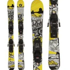 Völkl Mini Revolt Jr Skis + vMotion 4.5 Jr Bindings - Kids' 2025-Kids Skis|Kids Ski Packages