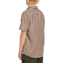 Volcom Arvostripe Woven Short-Sleeve Shirt - Men's- Casual Clothing|Shirts