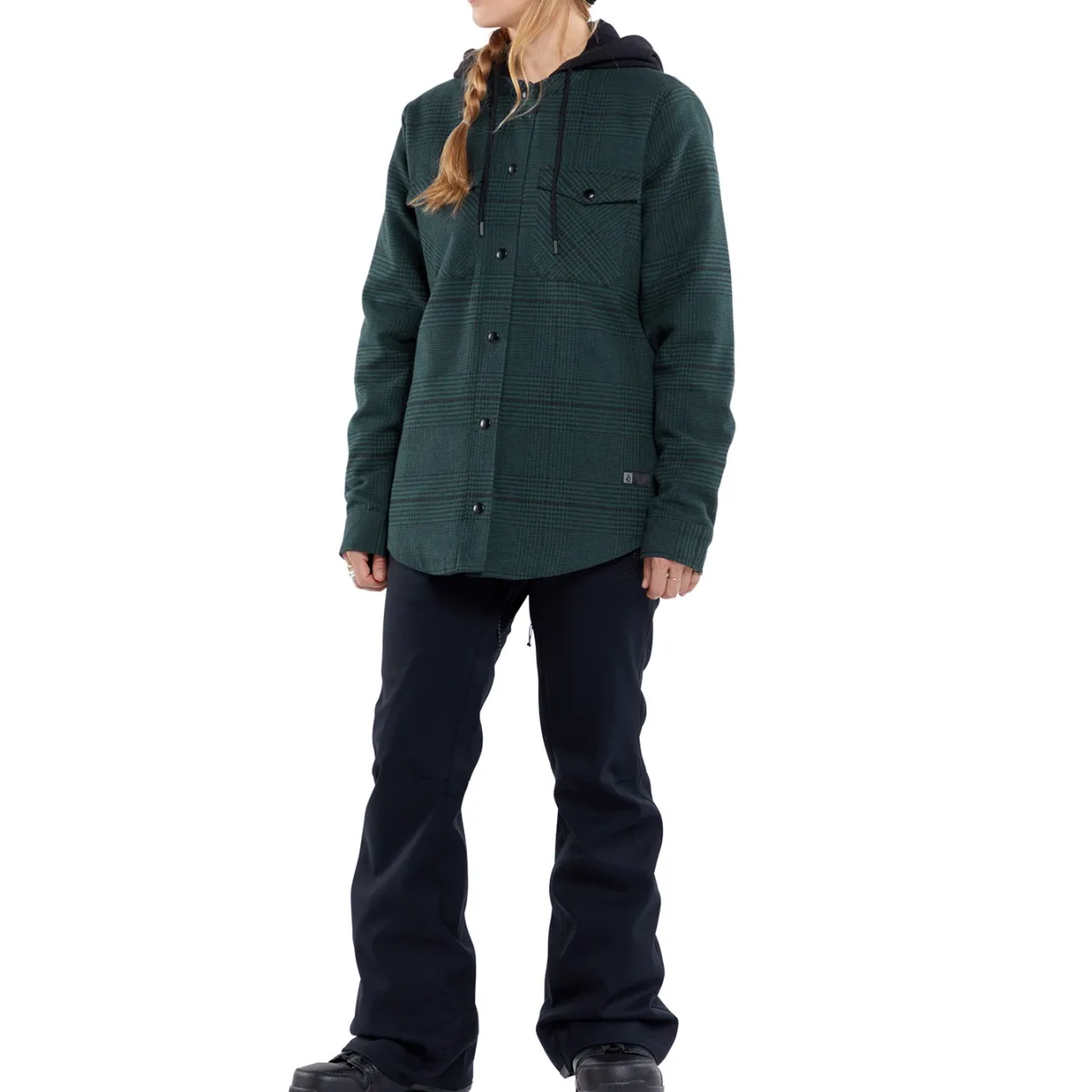 Volcom Insulated Flannel - Women's-Women Snow Clothing|Mid Layers