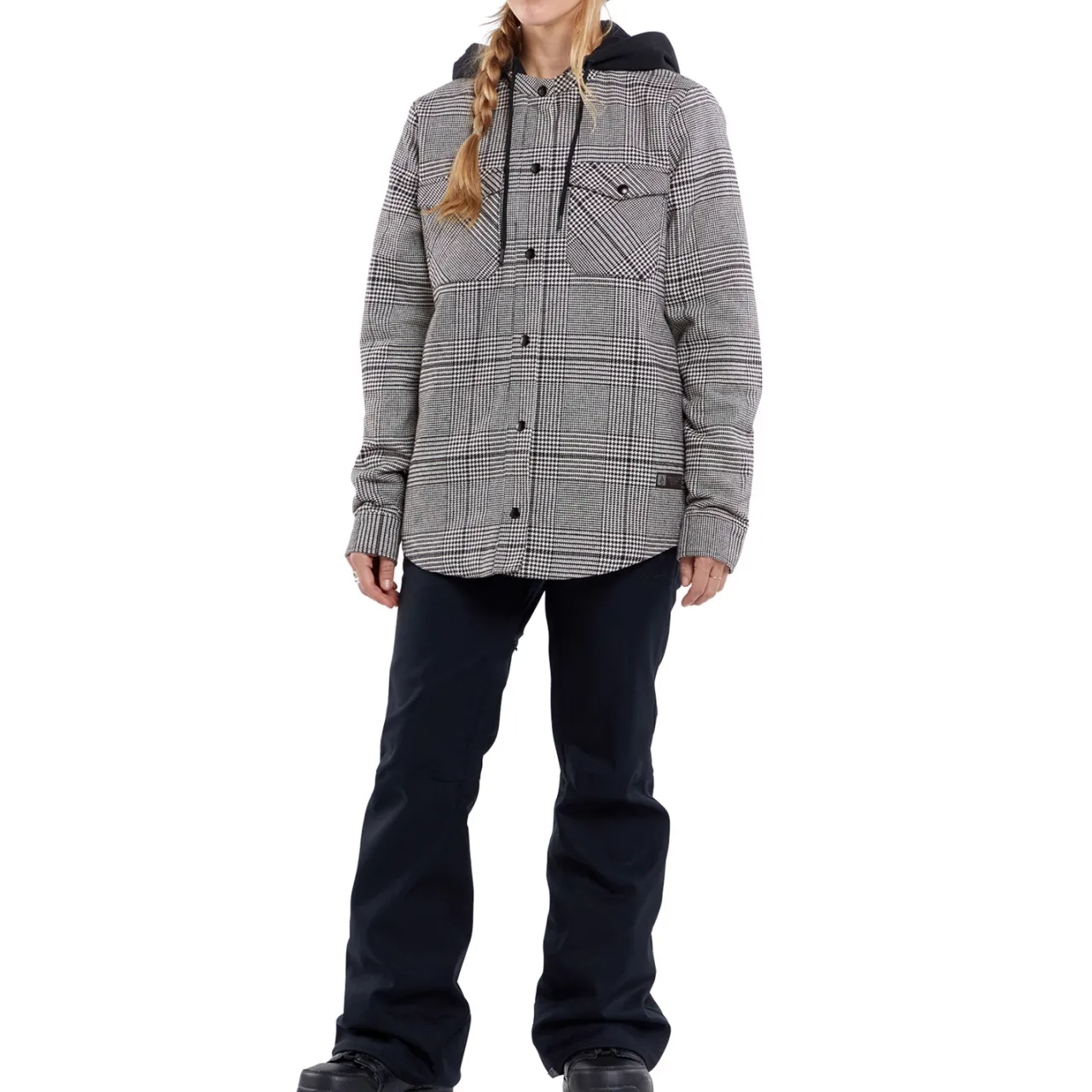 Volcom Insulated Flannel - Women's-Women Snow Clothing|Mid Layers