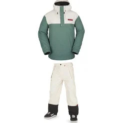Volcom Longo Pullover Jacket + GORE-TEX Pants 2023- Snow Clothing|Jacket & Pant Sets