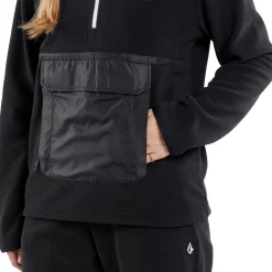 Volcom Polar 1/2 Zip Fleece - Women's-Women Casual Clothing|Snow Clothing