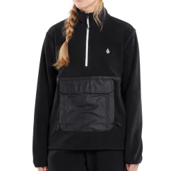 Volcom Polar 1/2 Zip Fleece - Women's-Women Casual Clothing|Snow Clothing