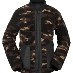 Volcom Reversible Polar Jacket - Women's-Women Snow Clothing|Mid Layers