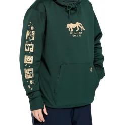 Volcom Riding Hydro Pullover Fleece - Women's-Women Snow Clothing|Mid Layers