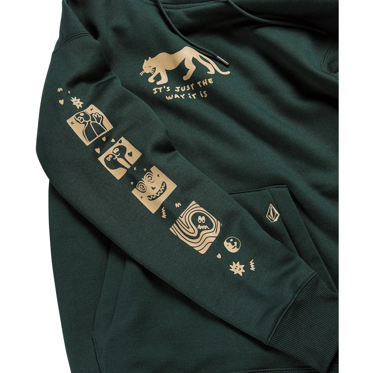 Volcom Riding Hydro Pullover Fleece - Women's-Women Snow Clothing|Mid Layers