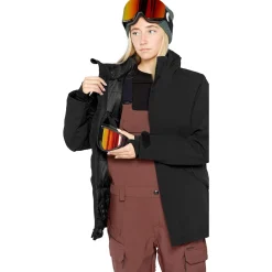 Volcom Shelter 3D Stretch Jacket - Women's-Women Snow Clothing|Insulated & Puffer Jackets