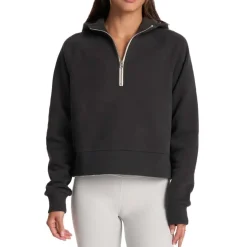 Vuori Restore Half Zip Hoodie - Women's-Women Casual Clothing|Sweatshirts & Fleece