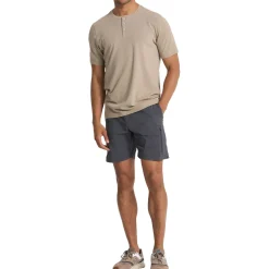 Vuori Short-Sleeve Ever Henley Shirt - Men's- Casual Clothing|T-Shirts