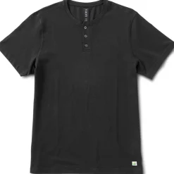 Vuori Short-Sleeve Ever Henley Shirt - Men's- Casual Clothing|T-Shirts