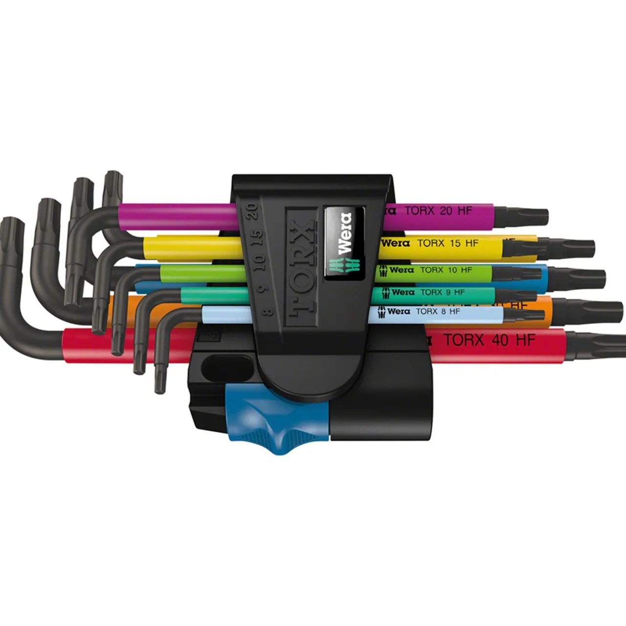 Wera 967/9 TX Multicolor HF 1 L-Key Torx Wrench Set- Tools