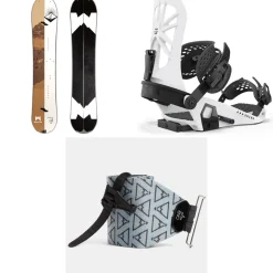 Weston Seeker Splitboard + Union Explorer Splitboard Bindings + evo x Pomoca Pro Glide Splitboard Skins 2024- Backcountry Snowboarding|Snowboard Packages