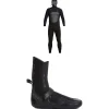 XCEL 5/4 Infiniti Hooded Wetsuit + 5mm Infiniti Round Toe Wetsuit Boots- Wetsuit Kits
