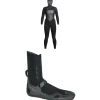 XCEL 5/4 Infiniti Hooded Wetsuit + 3mm Infiniti Split Toe Wetsuit Boots - Women's- Wetsuit Kits