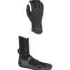 XCEL 2mm Comp X 5-Finger Wetsuit Gloves + 3mm Infiniti Split Toe Wetsuit Boots- Wetsuit Kits
