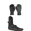 XCEL 3mm Drylock Texture Skin 5-Finger Wetsuit Gloves + 3mm Drylock Split Toe Wetsuit Boots- Wetsuit Kits