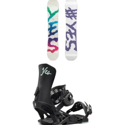 Yes. Basic Snowboard + Conda Snowboard Bindings - Women's 2025- Snowboards With Bindings|Snowboard Packages