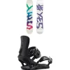 Yes. Basic Snowboard + Vetta Snowboard Bindings - Women's 2025- Snowboards With Bindings|Snowboard Packages
