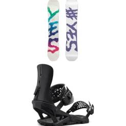 Yes. Basic Snowboard + Vetta Snowboard Bindings - Women's 2025- Snowboards With Bindings|Snowboard Packages