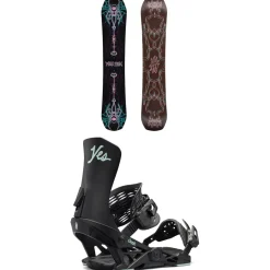 Yes. Menace Snowboard + Conda Snowboard Bindings - Women's 2025- Snowboards With Bindings|Snowboard Packages