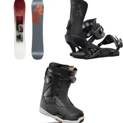 Yes. Standard UnInc. DC XTRM Snowboard + Drive Snowboard Bindings + thirtytwo TM-2 Double Boa Snowboard Boots 2025- Snowboards, Bindings & Boots|Snowboard Packages